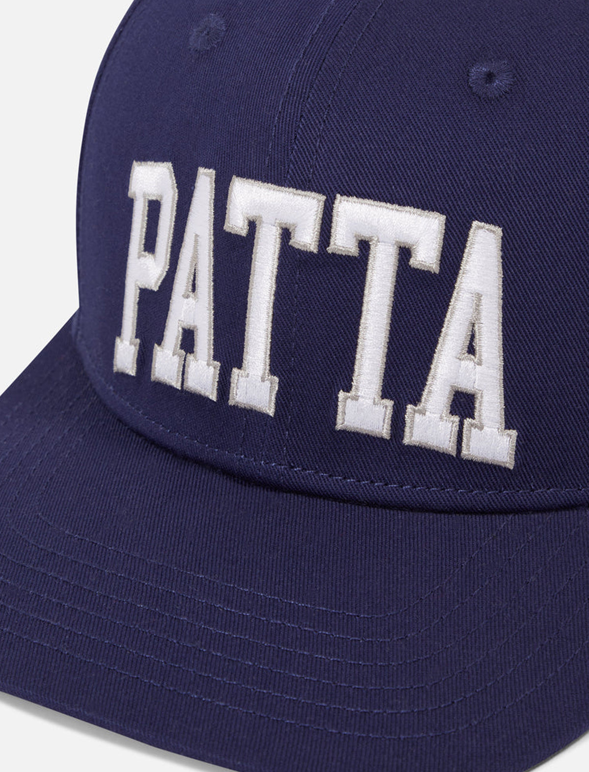 Patta Arc Logo Snapback Cap Estate Blue