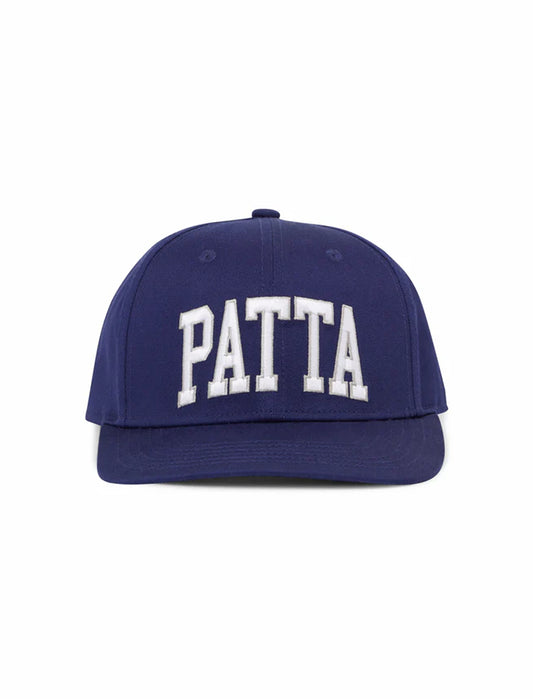 Patta Arc Logo Snapback Cap Estate Blue