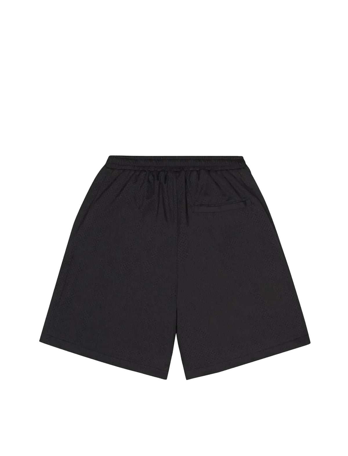 Black shorts on a white background