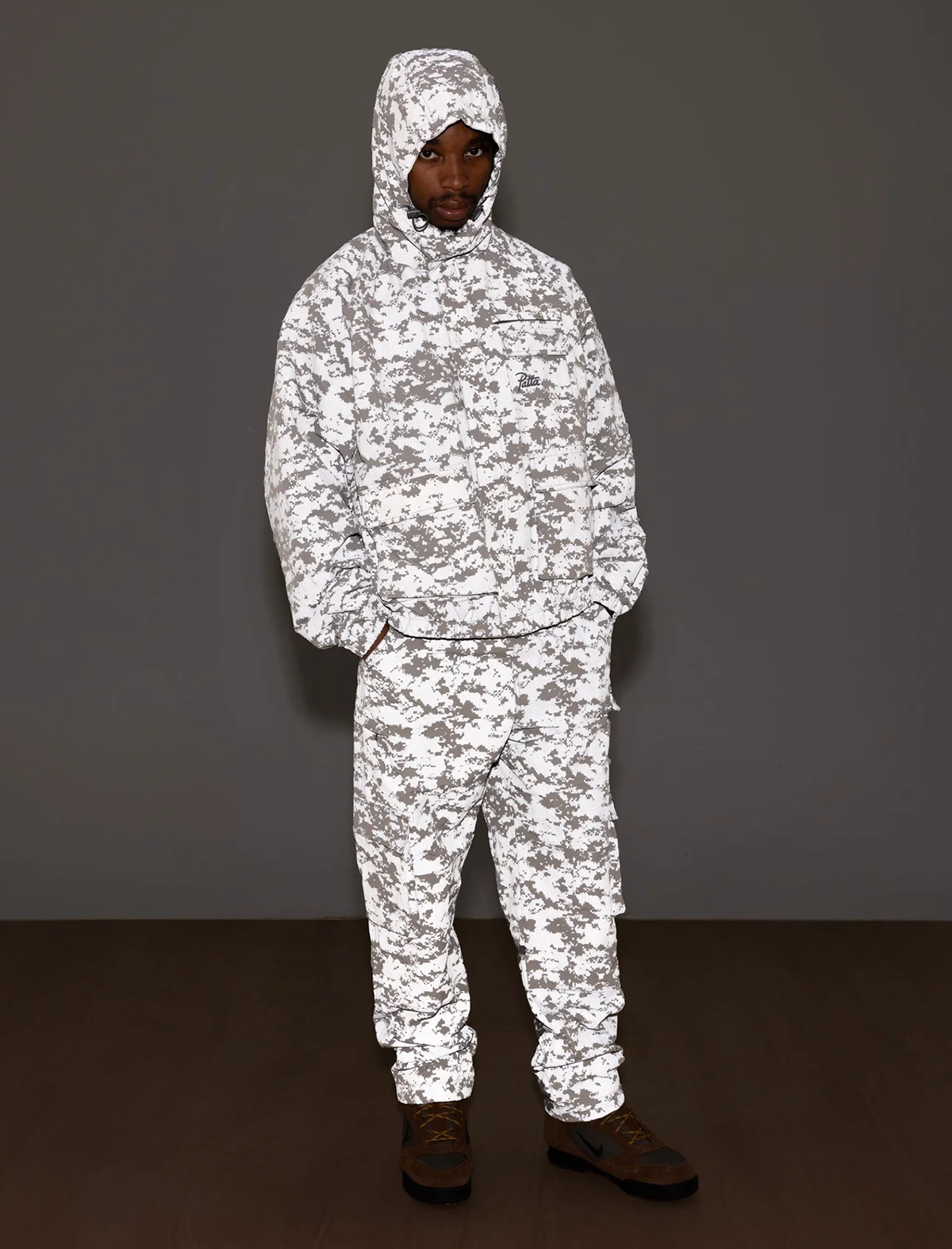 Patta Digi Camo Reflective Trousers Wild Dove