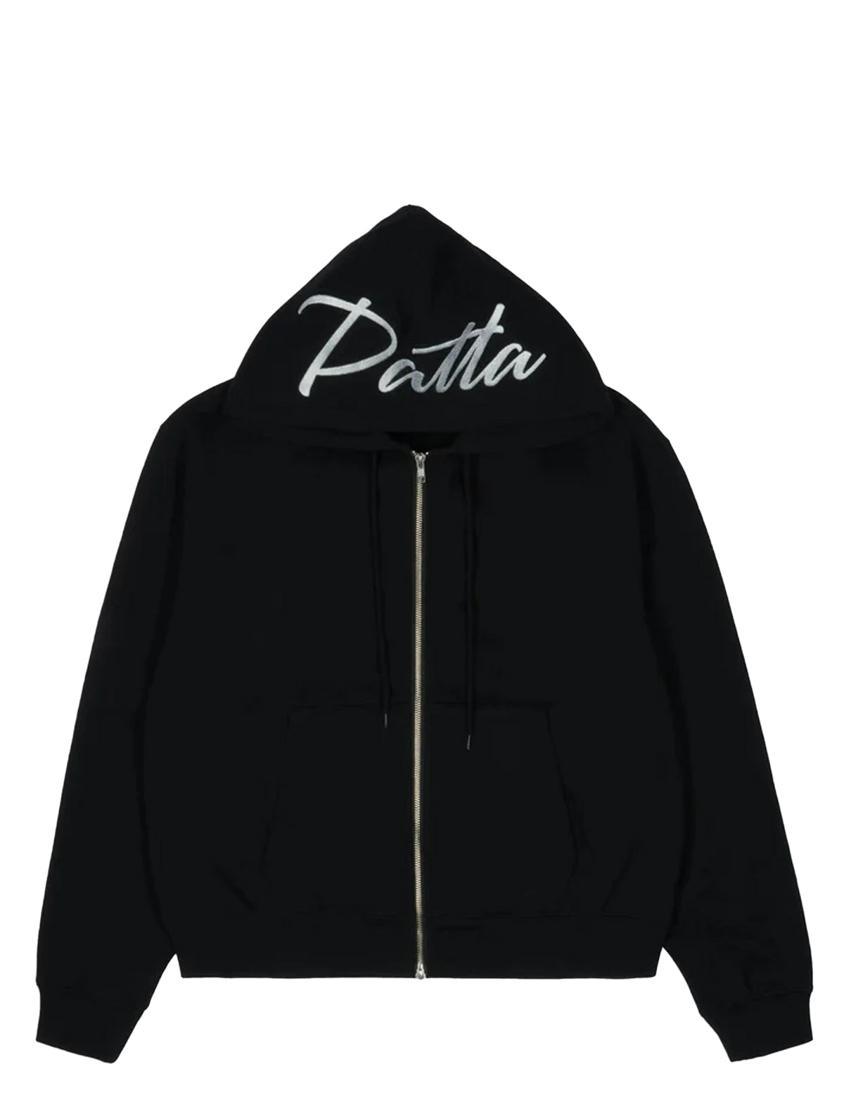 Patta Embro Classic Zip Up Hoodie Black