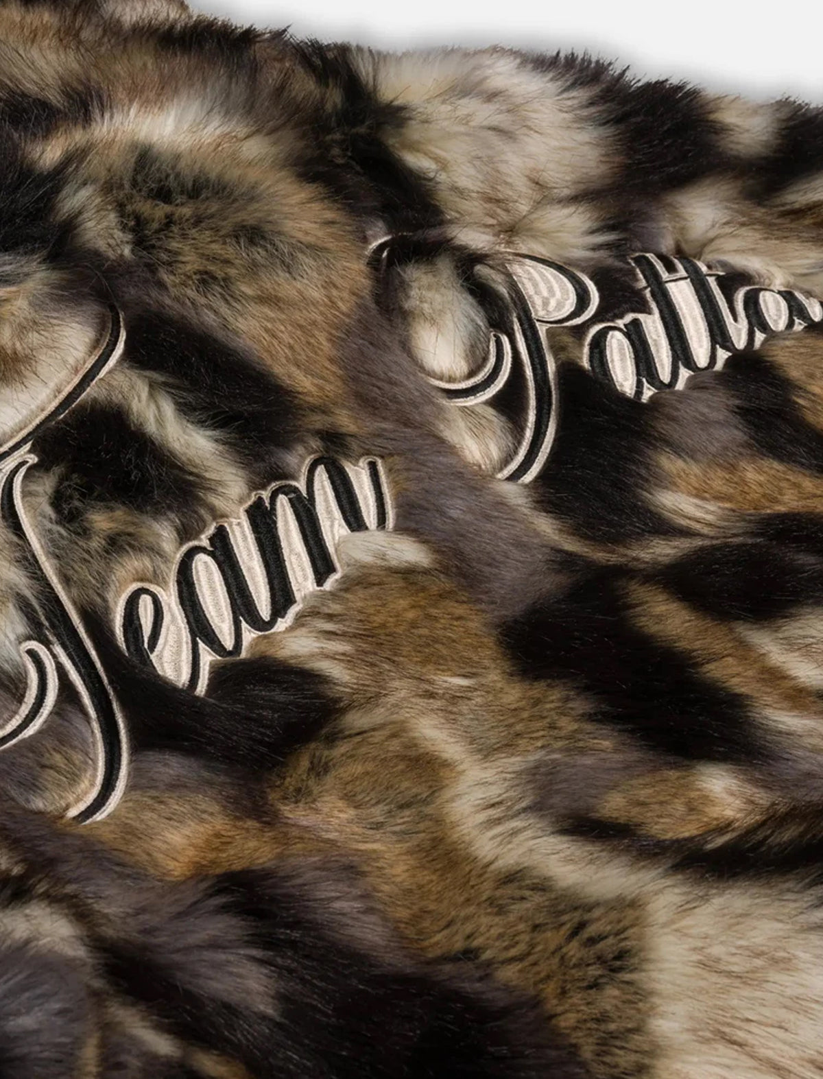 Patta Faux Fur Patchwork Jacket Multi