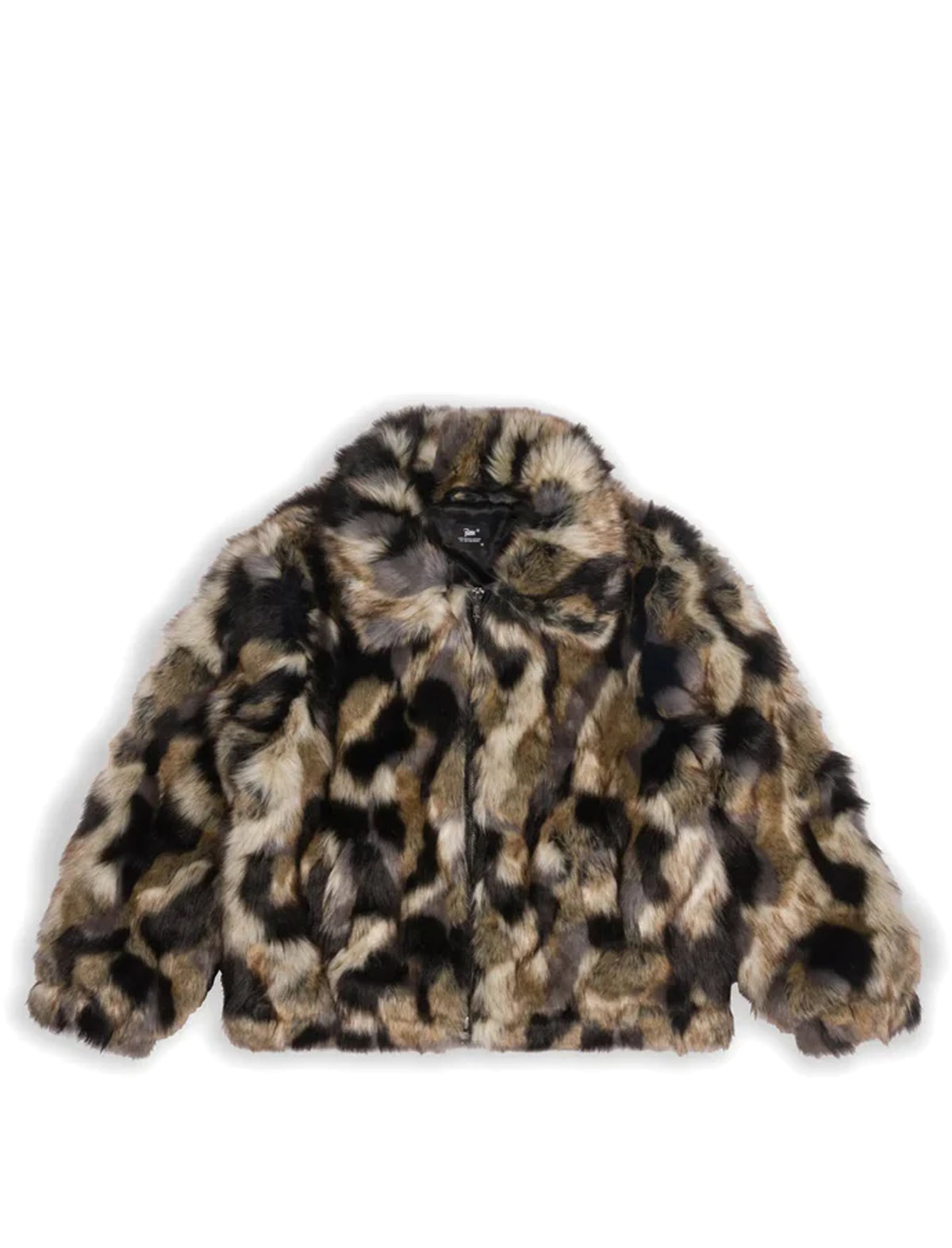 Patta Faux Fur Patchwork Jacket Multi