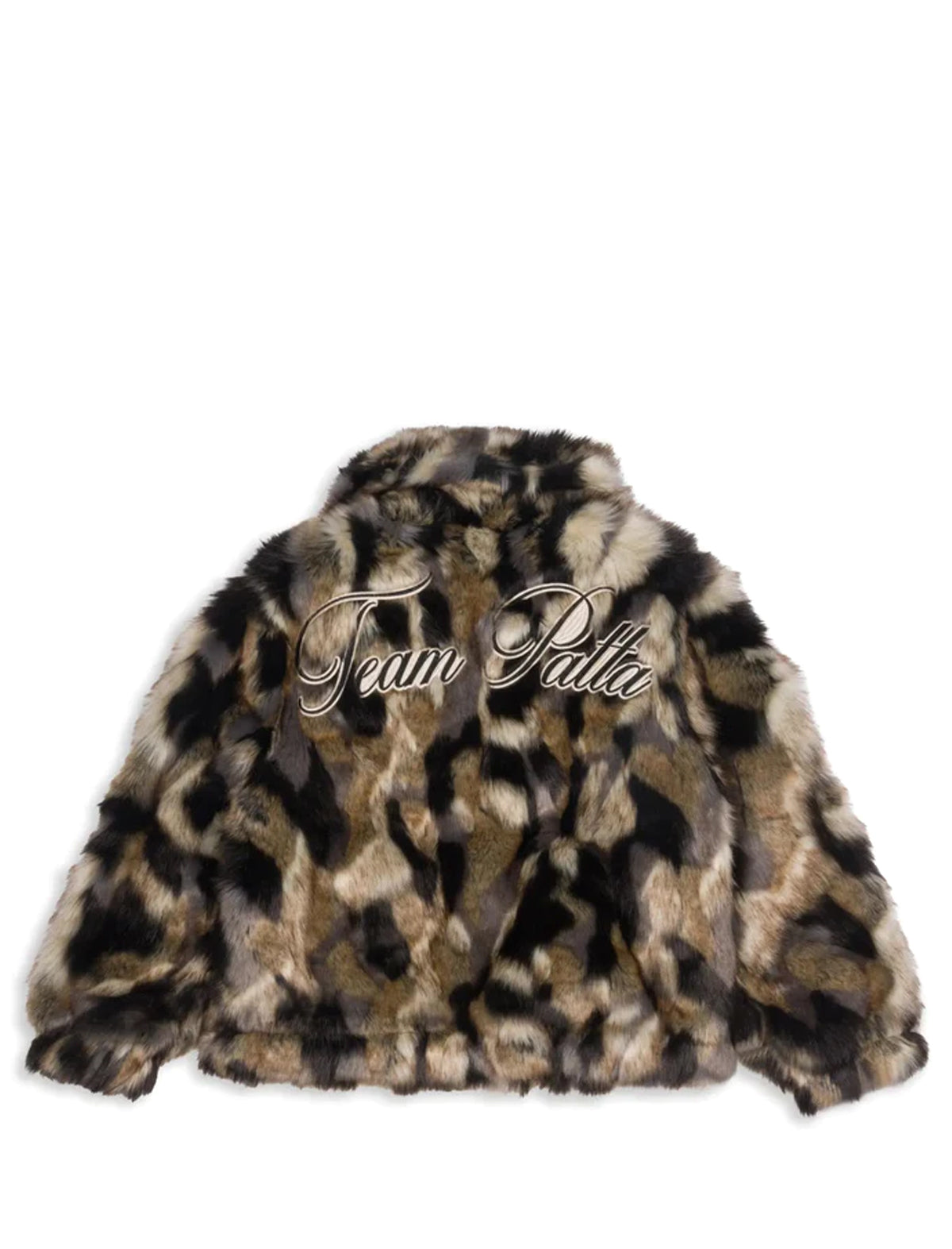 Patta Faux Fur Patchwork Jacket Multi