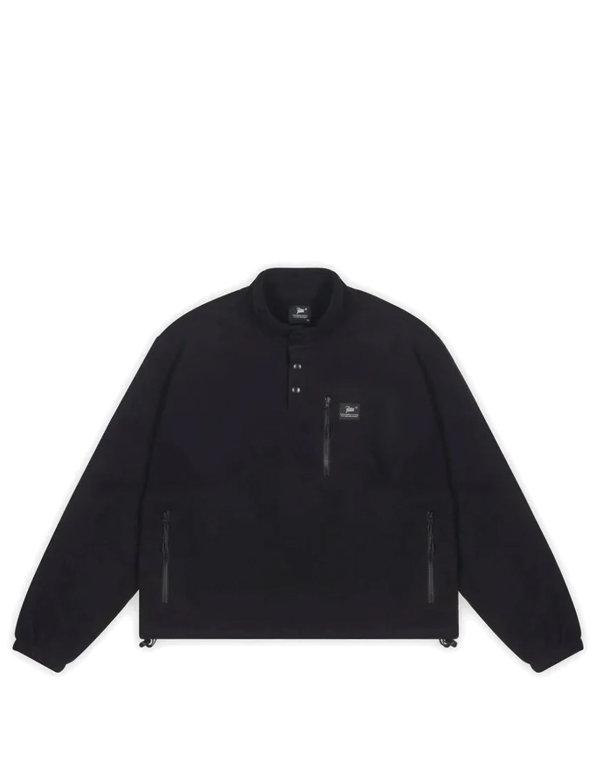 Patta Polartec Sherpa Fleece Overhead Sweater Black