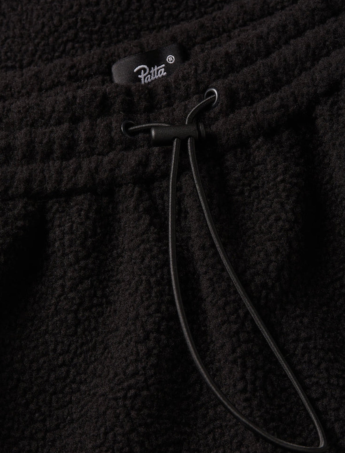 Patta Polartec Sherpa Fleece Sweat Pants Black