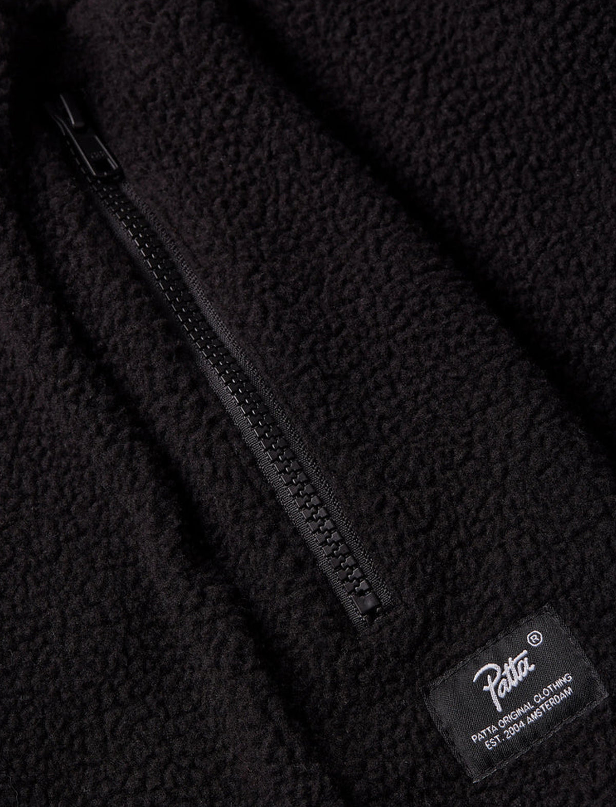Patta Polartec Sherpa Fleece Sweat Pants Black