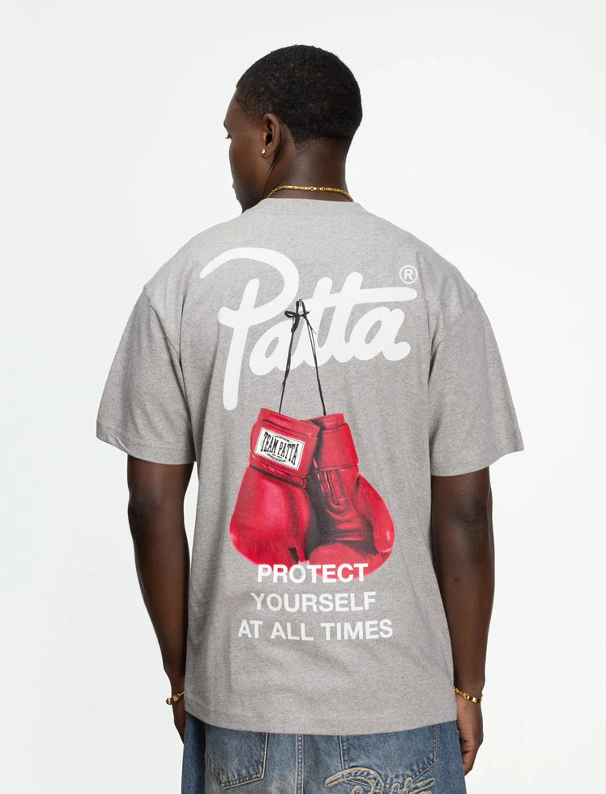Patta Protect Yourself T-Shirt Grey