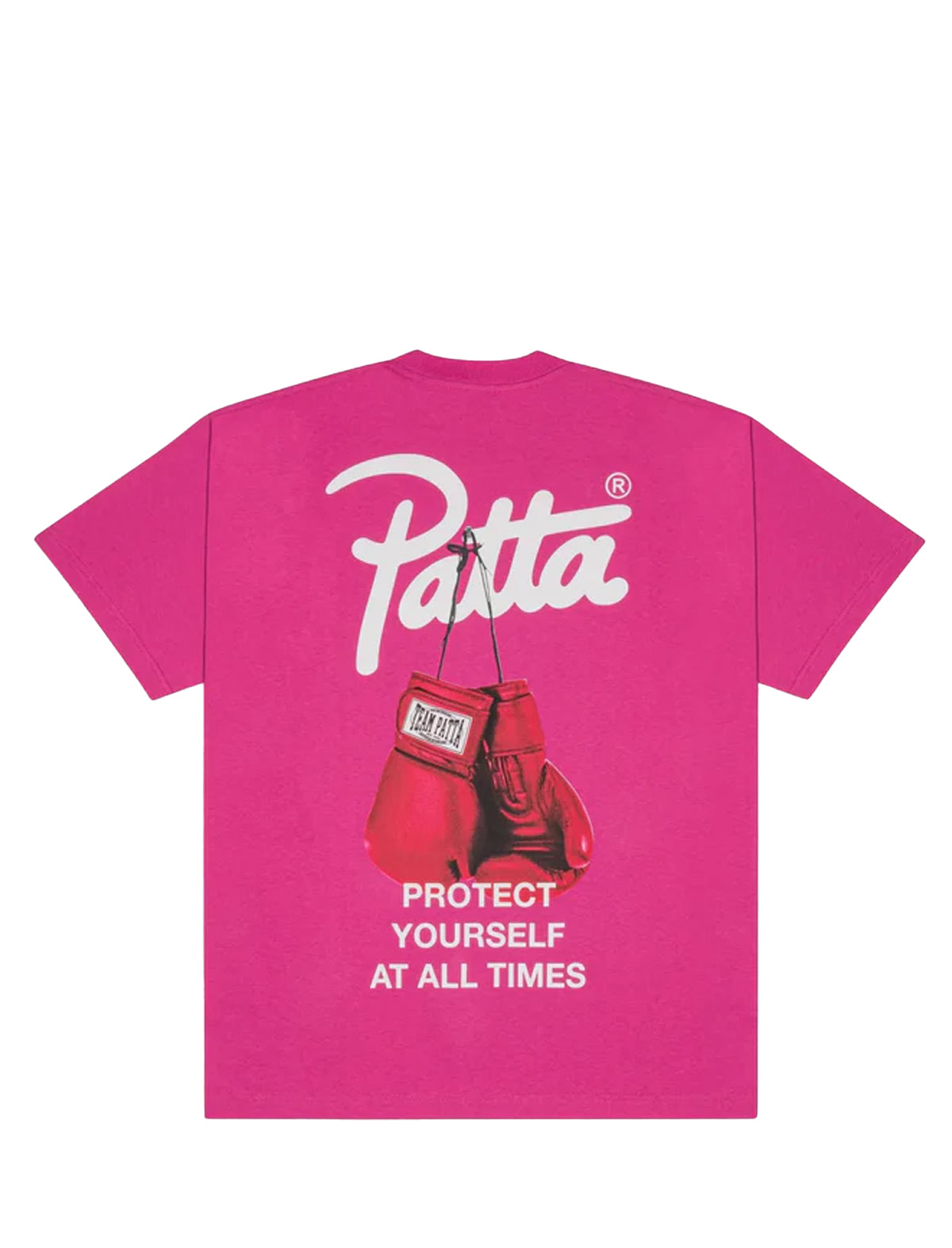 Patta Protect Yourself T-Shirt Ibis Rose Pink