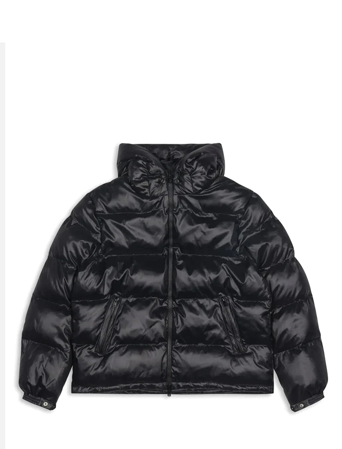 Patta Black puffer jacket on a white background