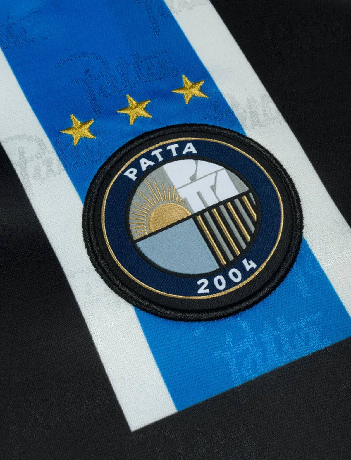 Patta Stripe Football Jersey French Blue