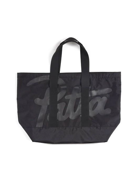 Patta Black tote bag with visible branding on a white background