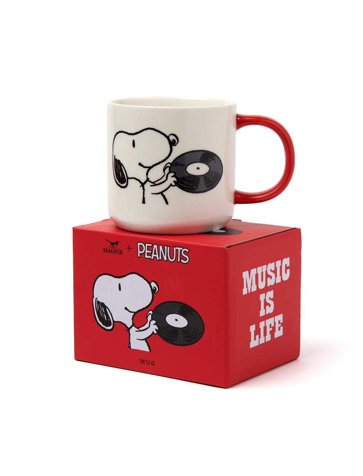 Peanuts Music is Life Vinyl Mug