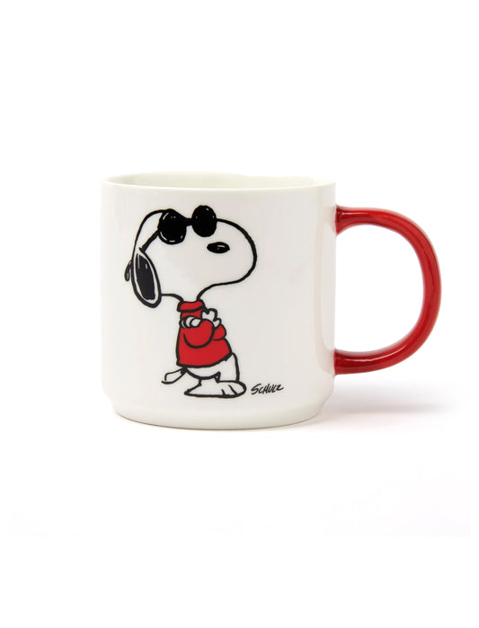 Peanuts Joe Coole Snoopy Mu with Snoopy picture and red handle
