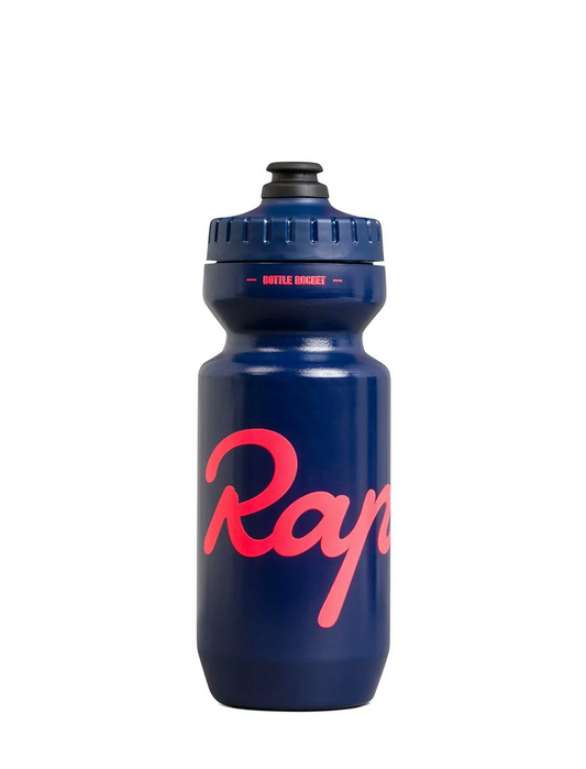 Rapha Bidon Script Logo Small Water Bottle Navy/High Vis Pink