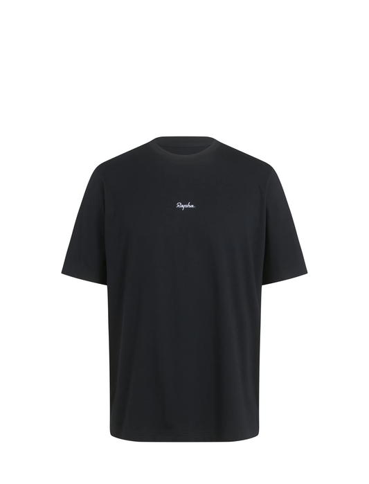 Rapha Mens Cotton T-Shirt Black/Grey