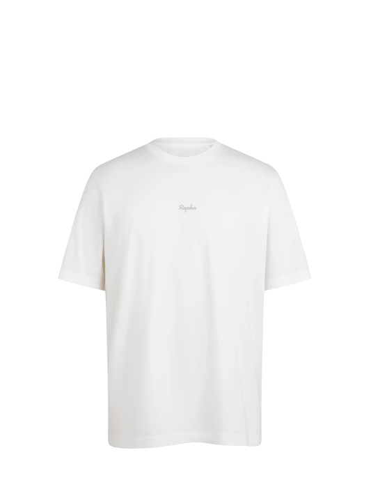 Rapha Mens Cotton T-Shirt White/Light Grey