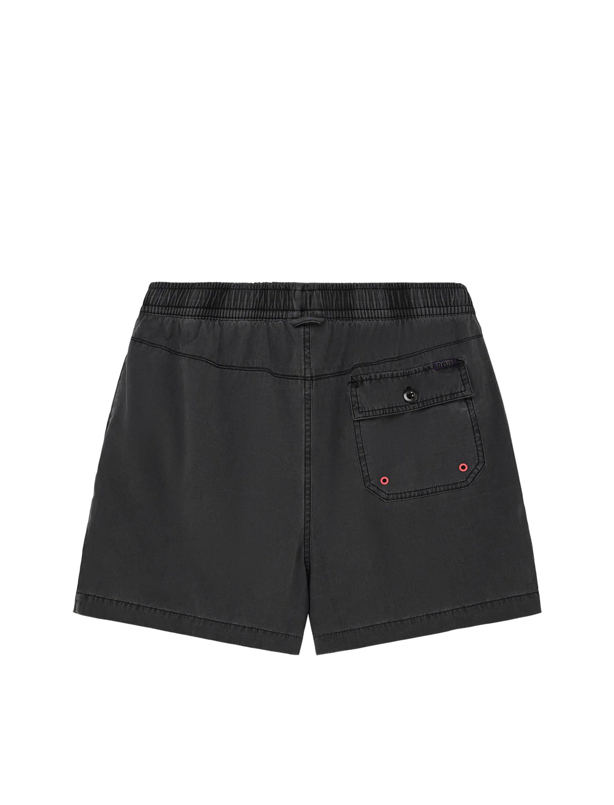 Black shorts with a pocket on a white background
