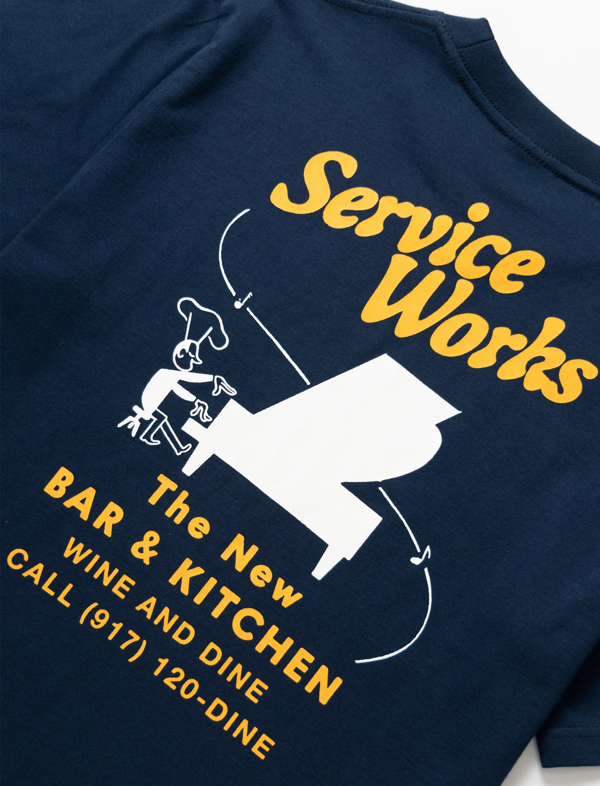 Service Works Bar & Kitchen T-Shirt Navy