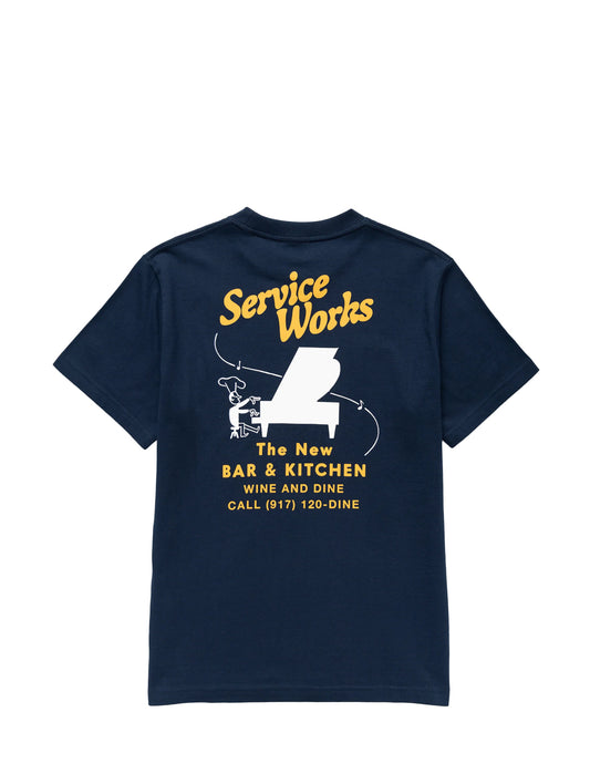 Service Works Bar & Kitchen T-Shirt Navy