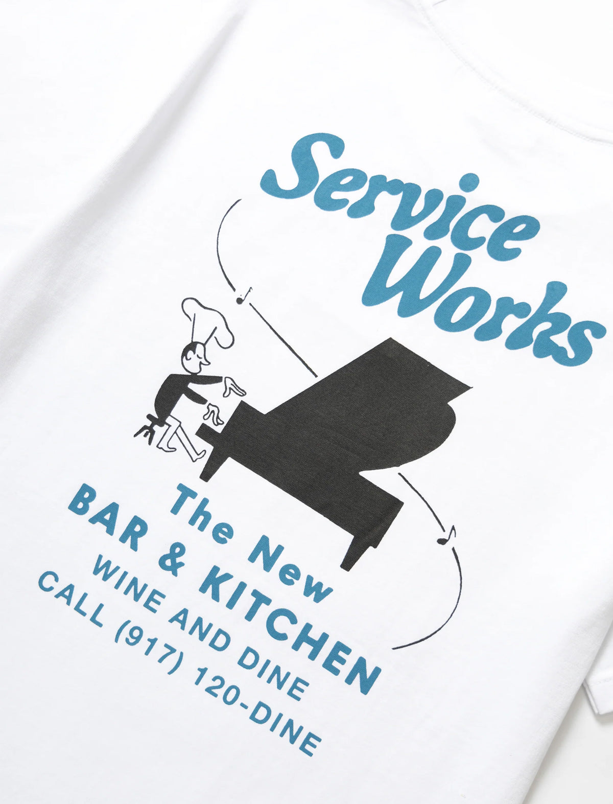 Service Works Bar & Kitchen T-Shirt White