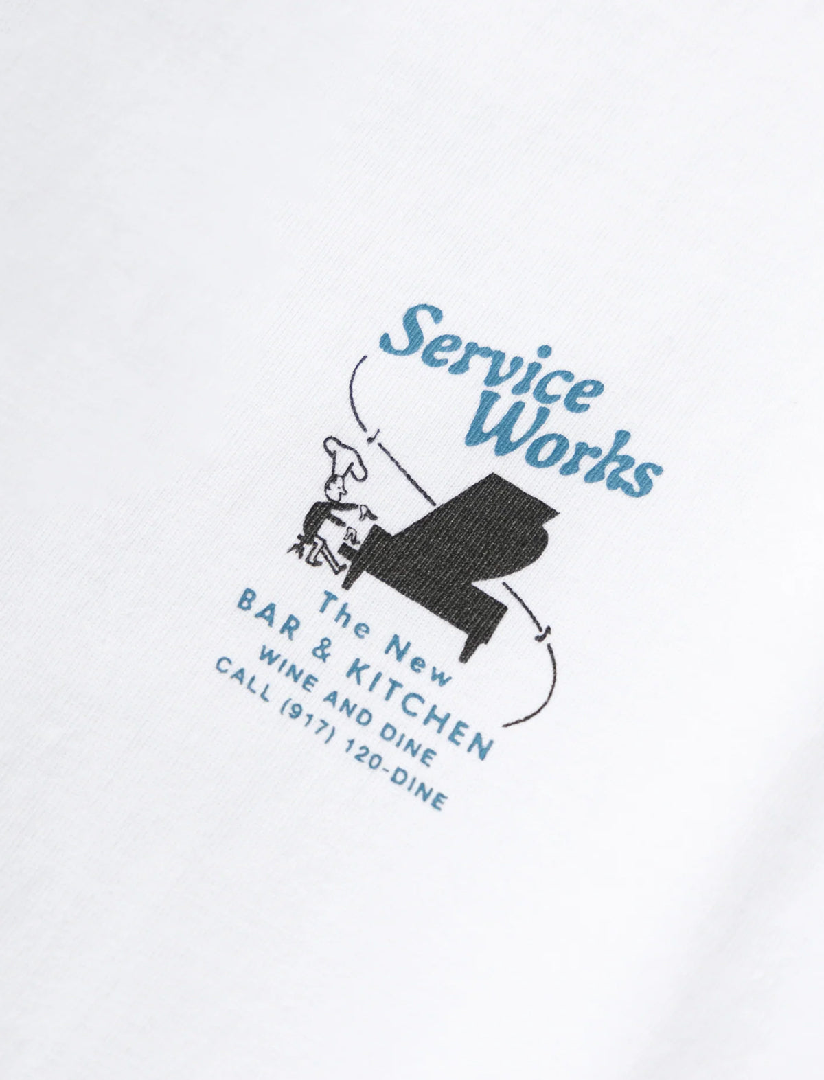 Service Works Bar & Kitchen T-Shirt White