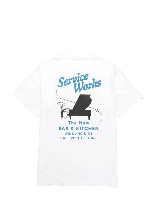 Service Works Bar & Kitchen T-Shirt White