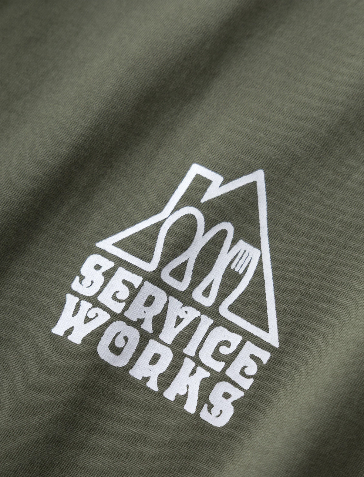 Service Works Home Comforts T-Shirt Olive