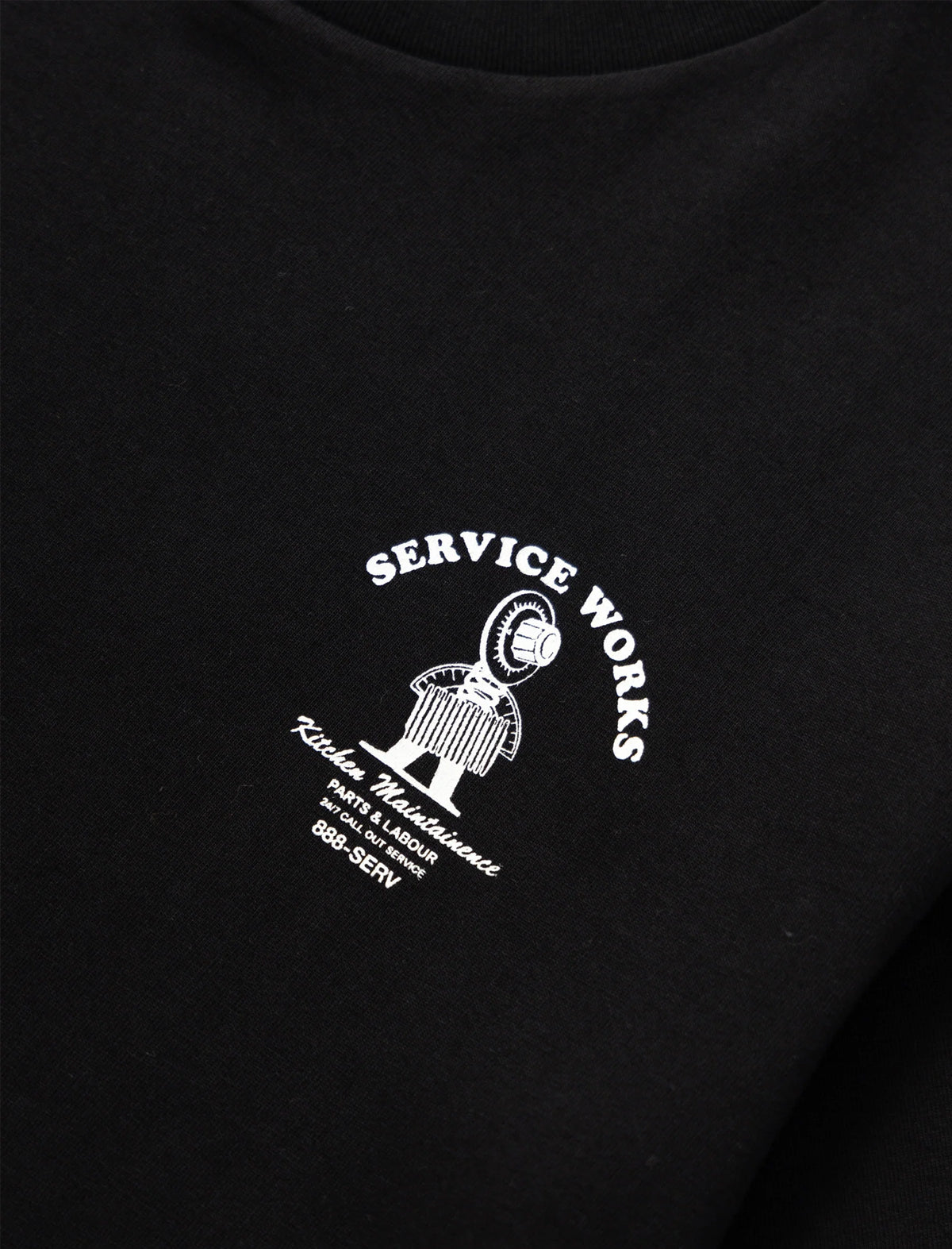 Service Works Maintenance T-Shirt Black
