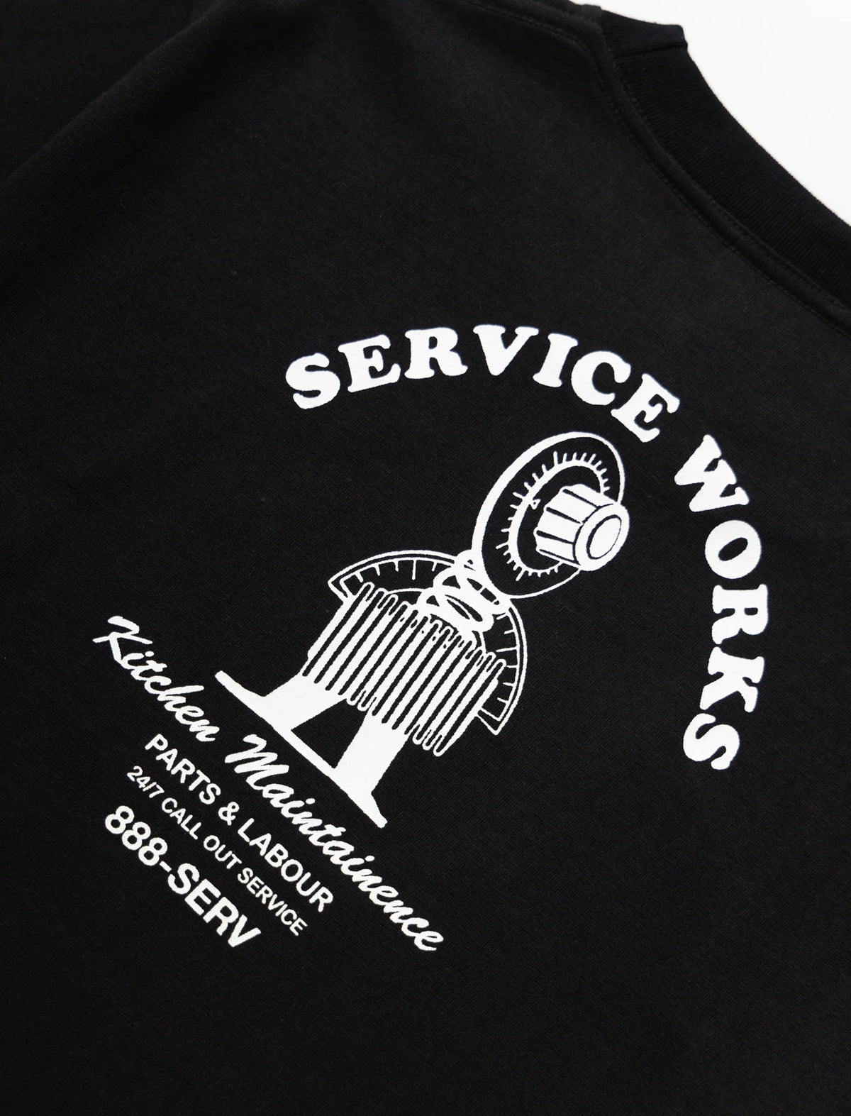 Service Works Maintenance T-Shirt Black