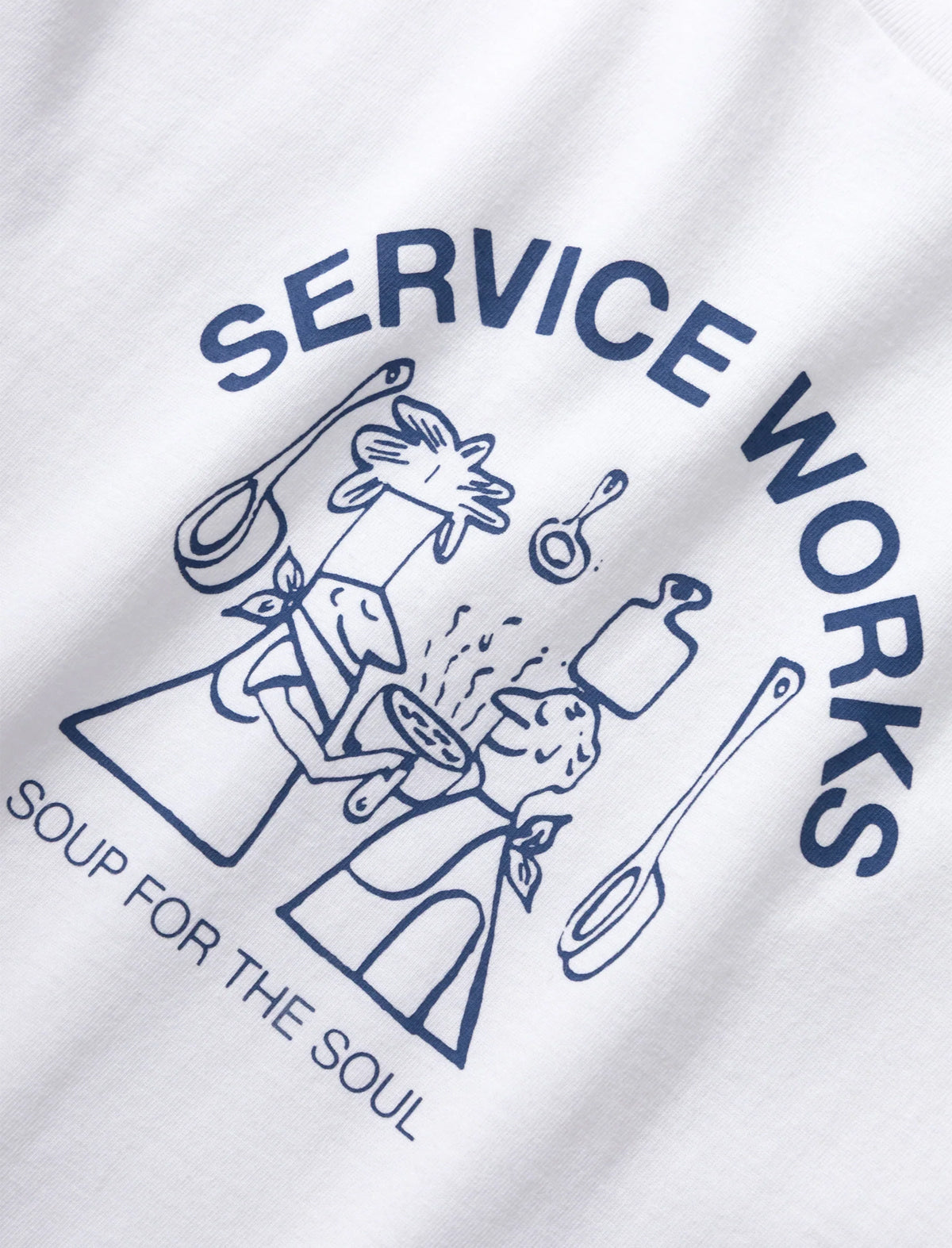 Service Works Soup for the Soul T-Shirt White