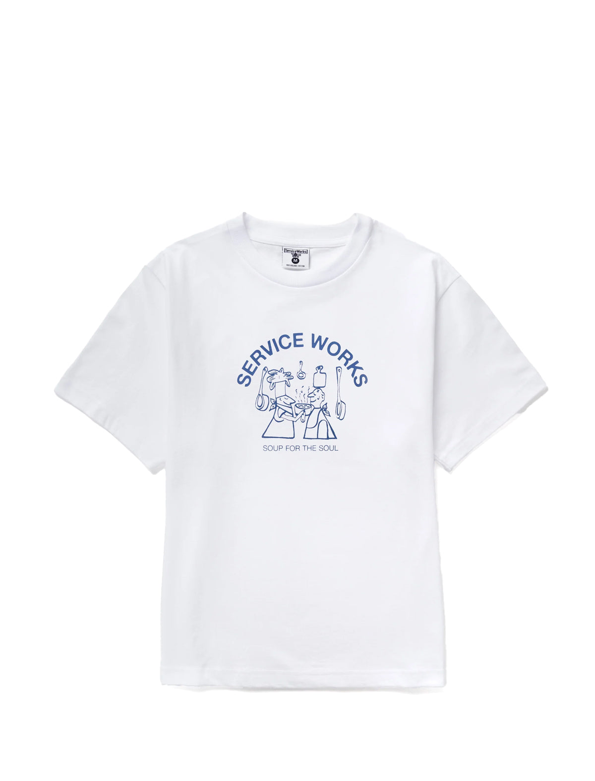 Service Works Soup for the Soul T-Shirt White