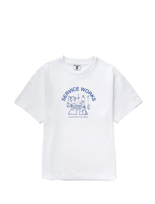 Service Works Soup for the Soul T-Shirt White