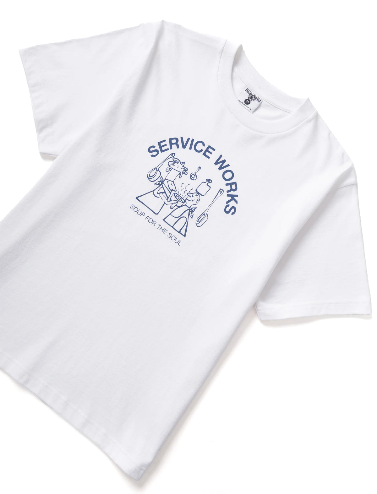 Service Works Soup for the Soul T-Shirt White