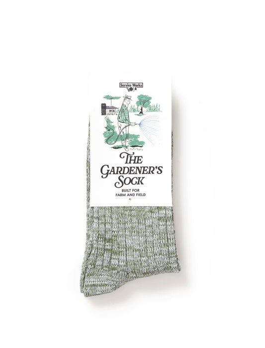 Service Works The Gardeners Sock Green