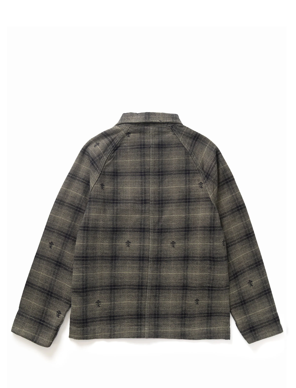 Service Works Thistle Plaid Front of House Jacket Olive