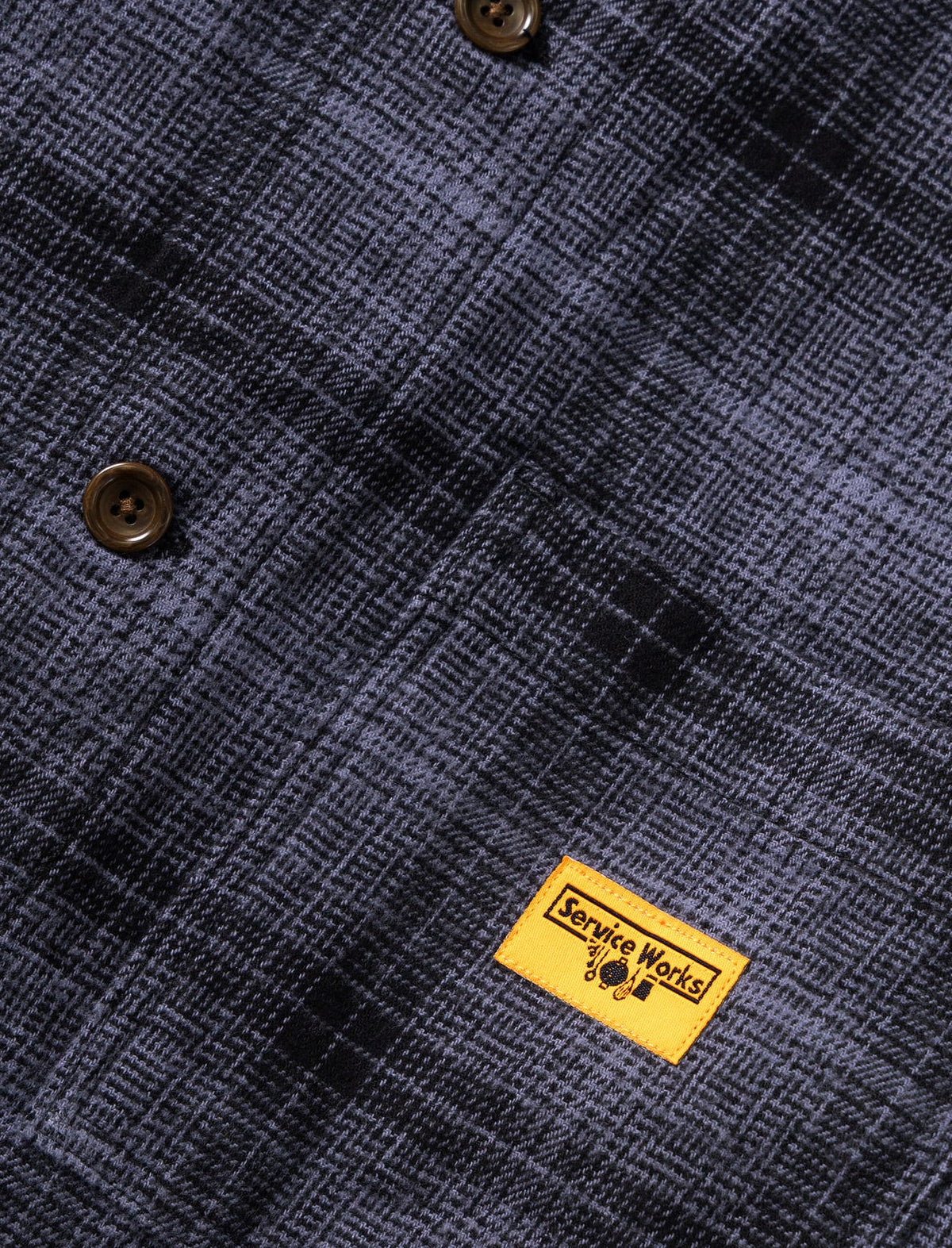 Service Works Thistle Plaid Front of House Jacket Black