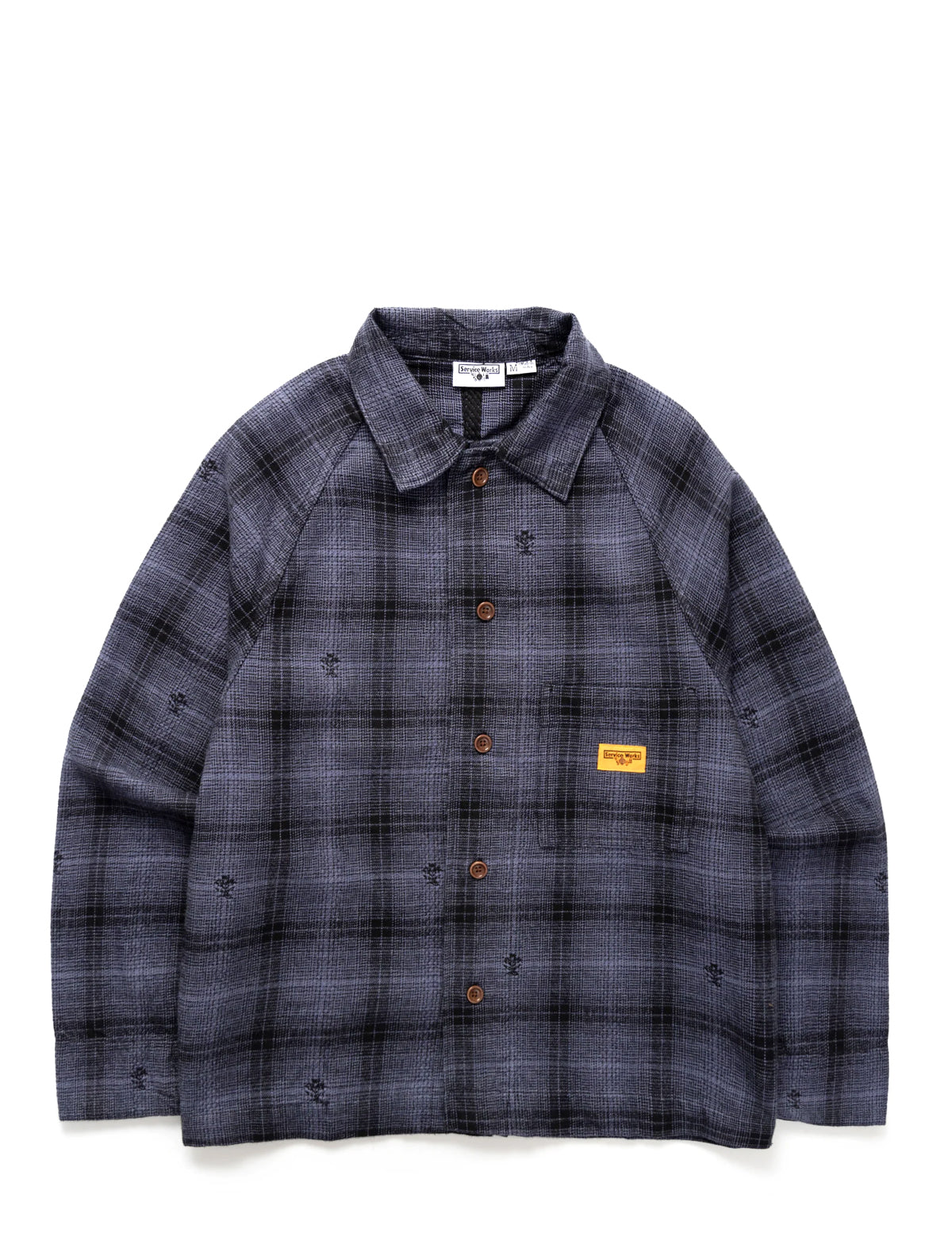 Service Works Thistle Plaid Front of House Jacket Black