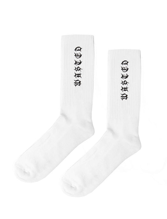 Wasted Paris Splinter Socks White