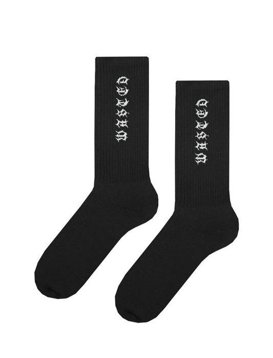 Wasted Paris Splinter Socks Black