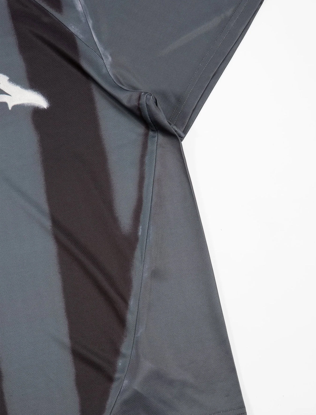 Wasted Paris Spray Football Jersey Black/Stone Grey