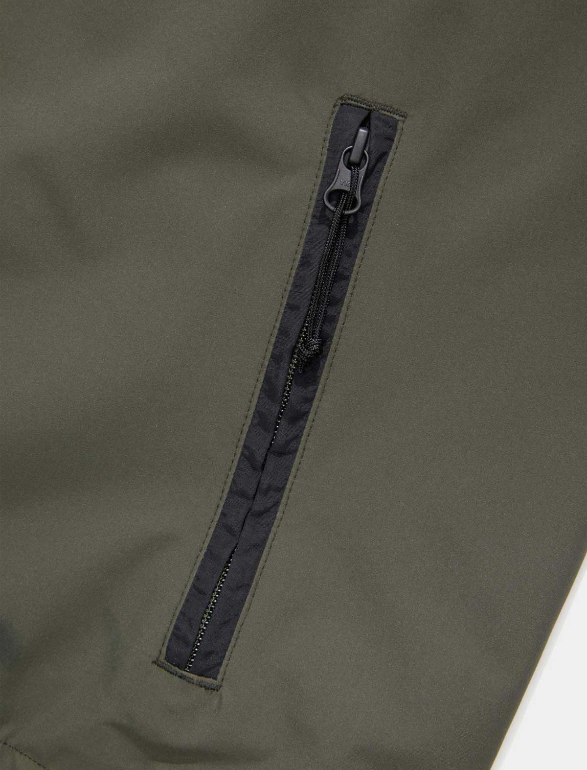 Adsum Atmosphere Jacket Forest Green Zip Pocket Detail