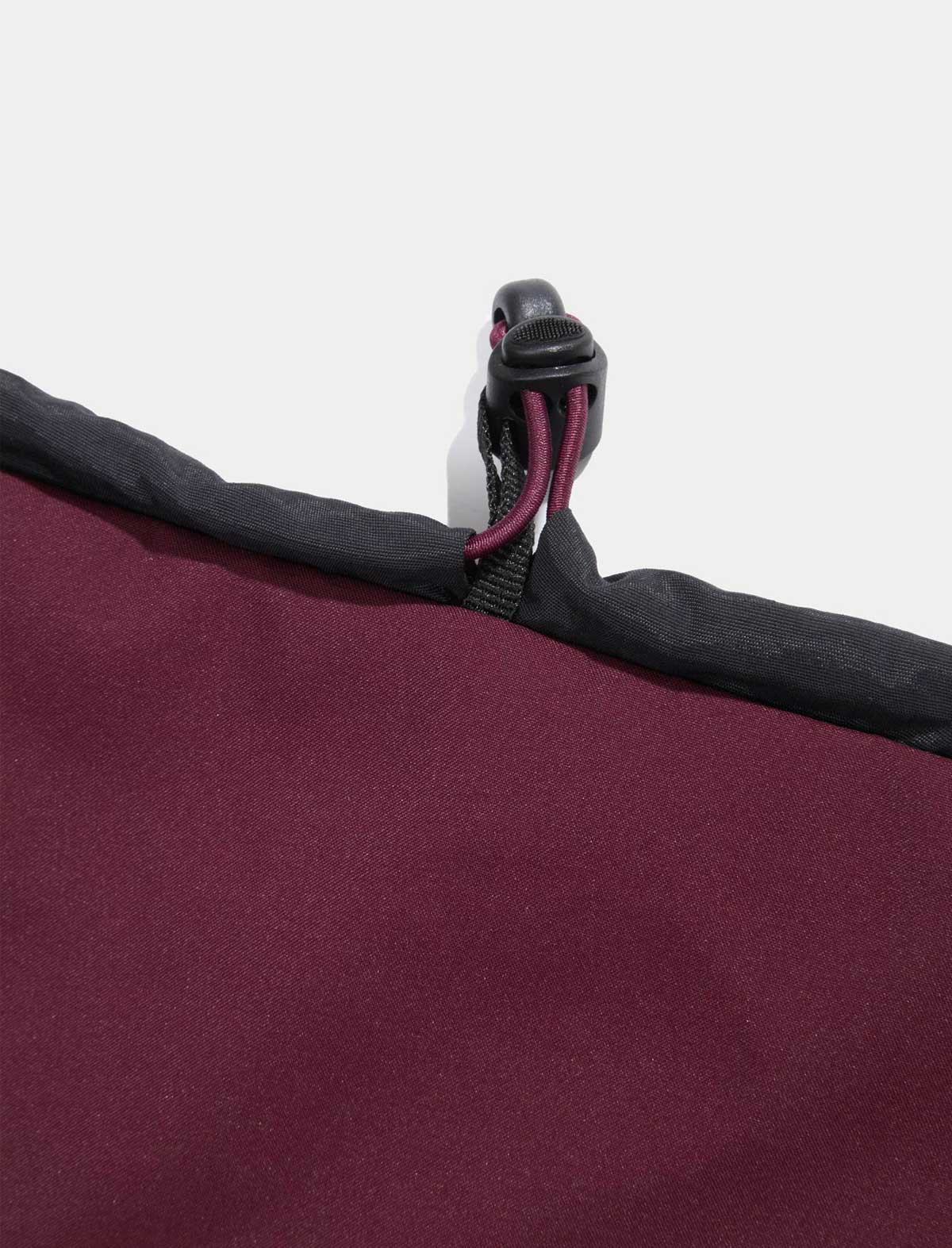 Adsum Atmosphere Jacket Merlot Drawstring Detail