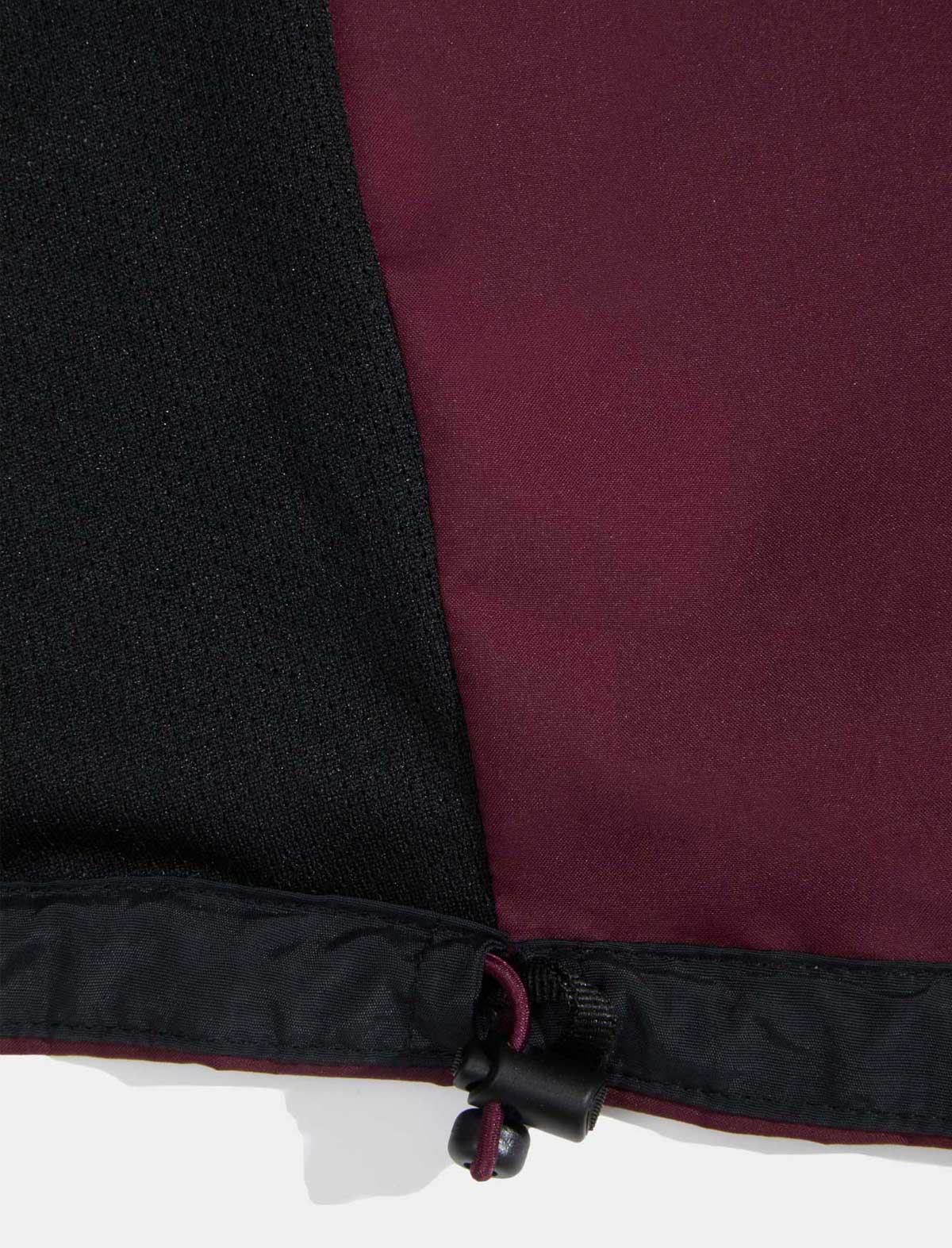 Adsum Atmosphere Jacket Merlot Hem Drawstring Detail