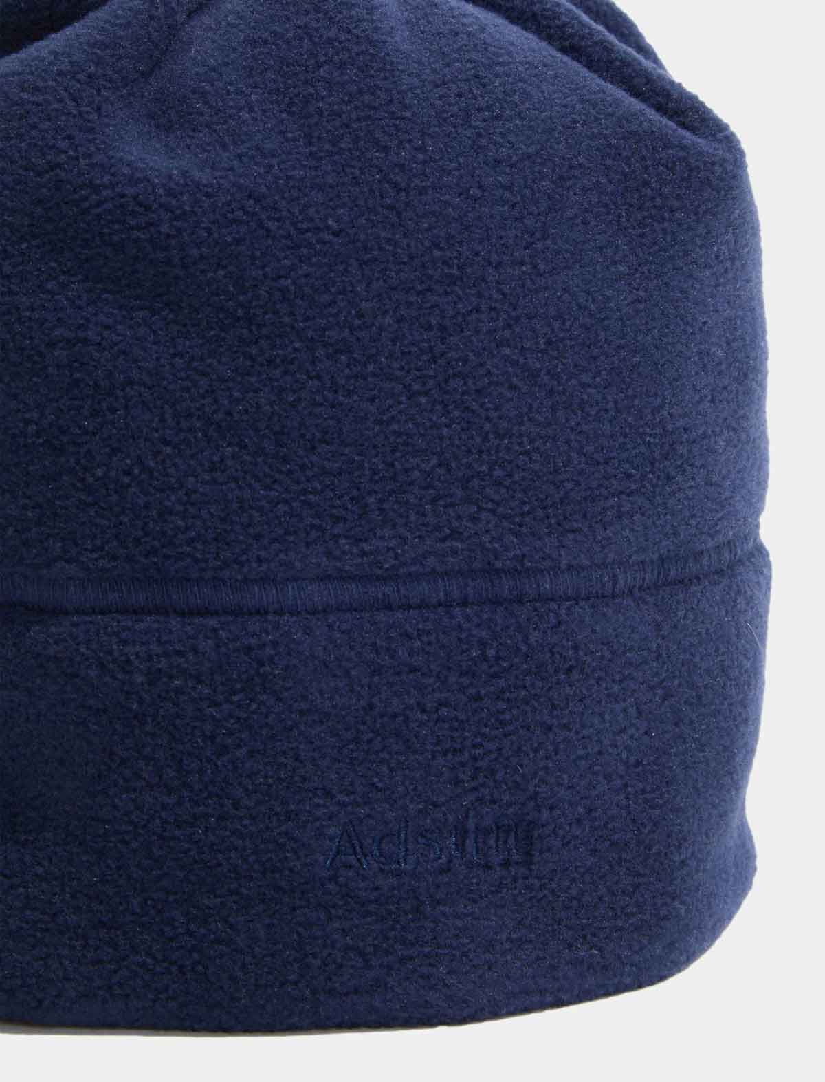 Adsum Fleece Beanie Dark Navy Close Up