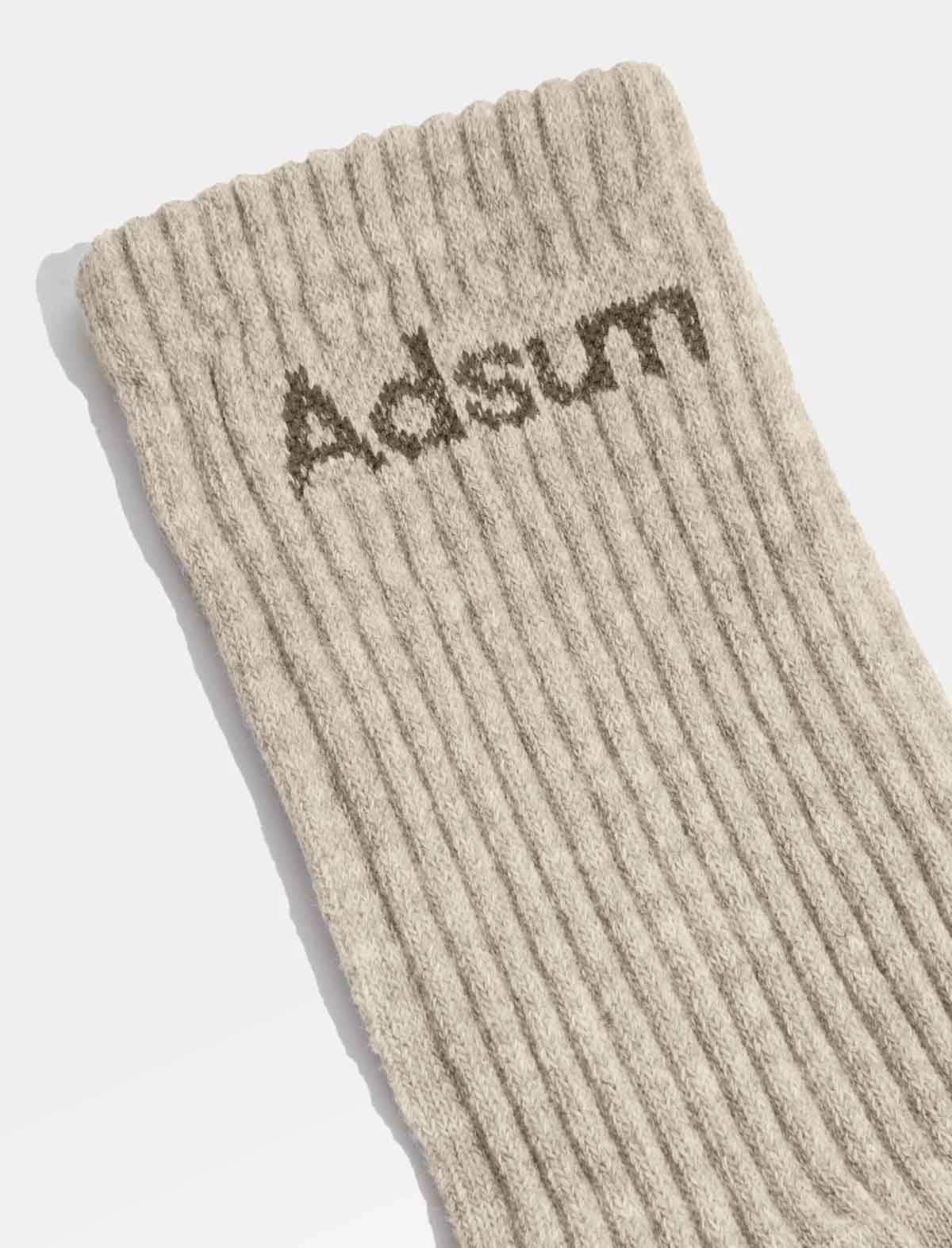 Adsum Merino Sock Beige Detail