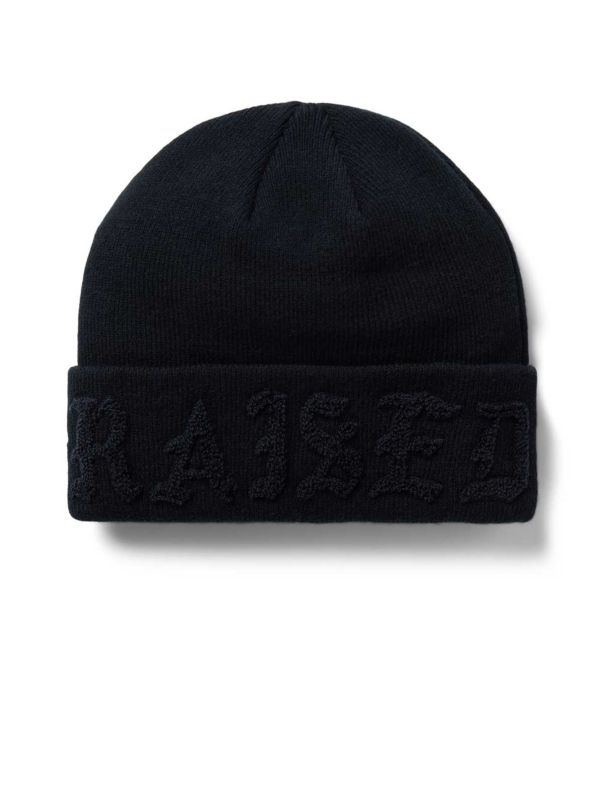 Born X Raised BXR Tonal Beanie Black