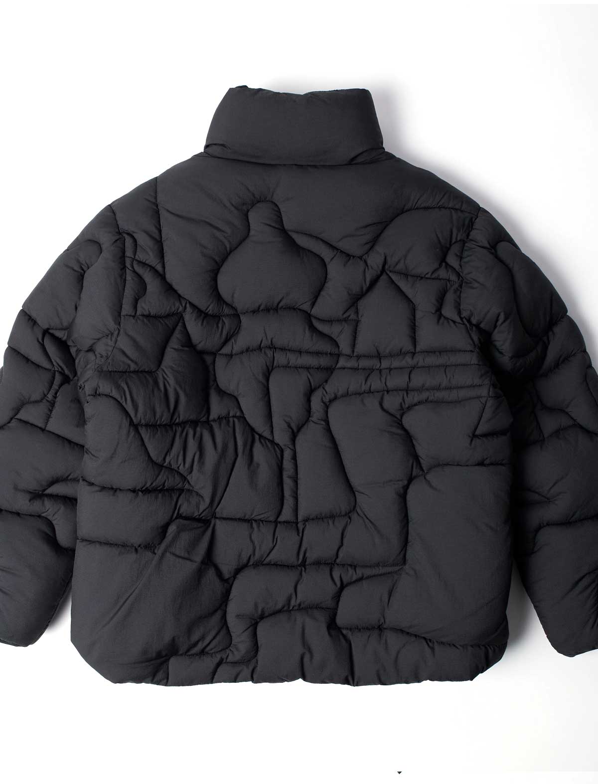 By Parra Boring Village Puffer Jacket Black back