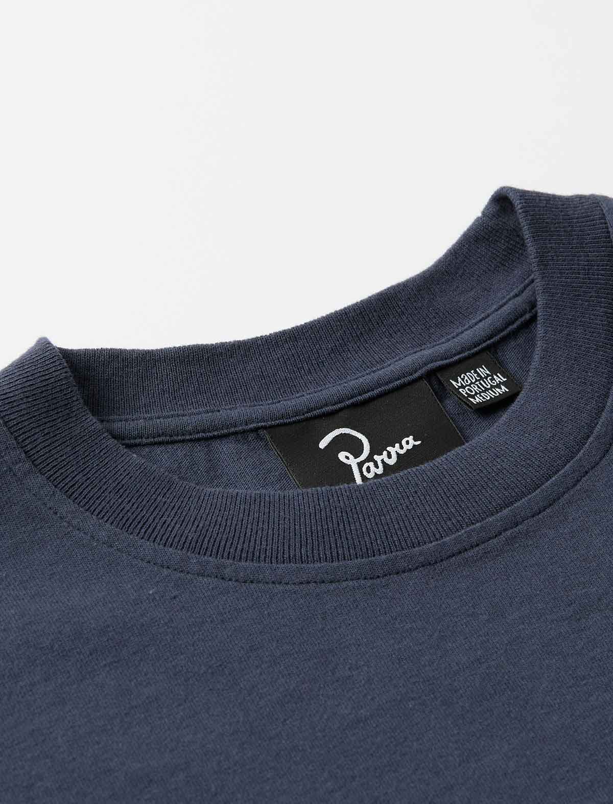 By Parra No Parra Ever T-Shirt Navy Blue