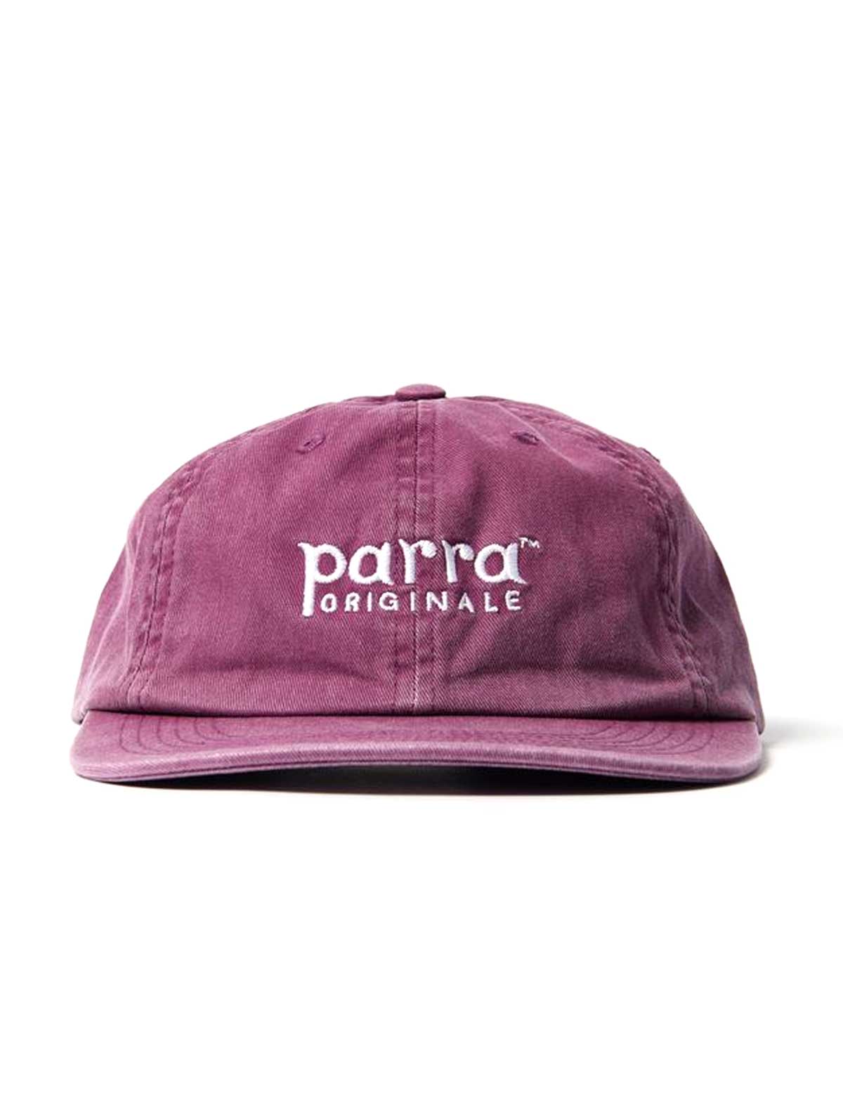 By Parra Originale 6 Panel Cap Washed Magenta Front